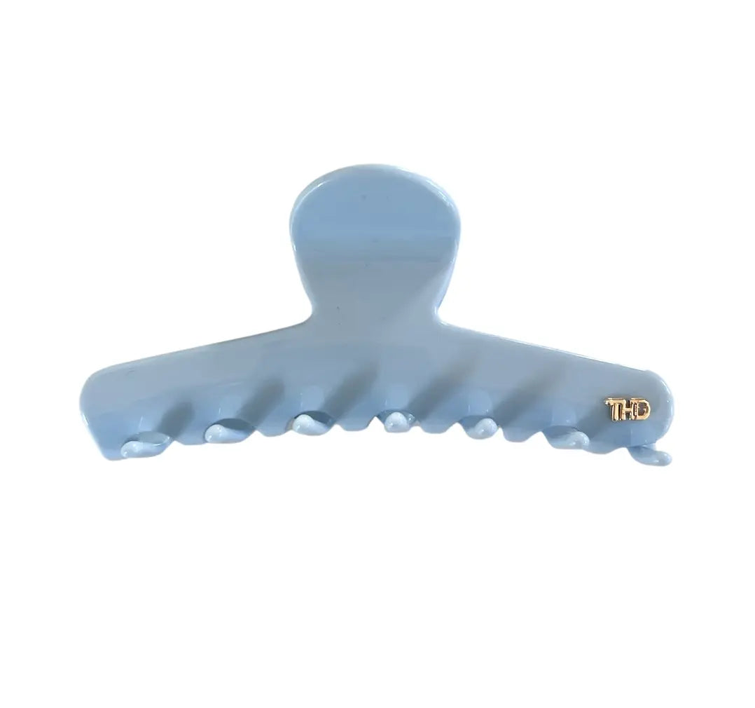 Acetate Line Hair Claw 11.5cm Gelato Glacier Blue