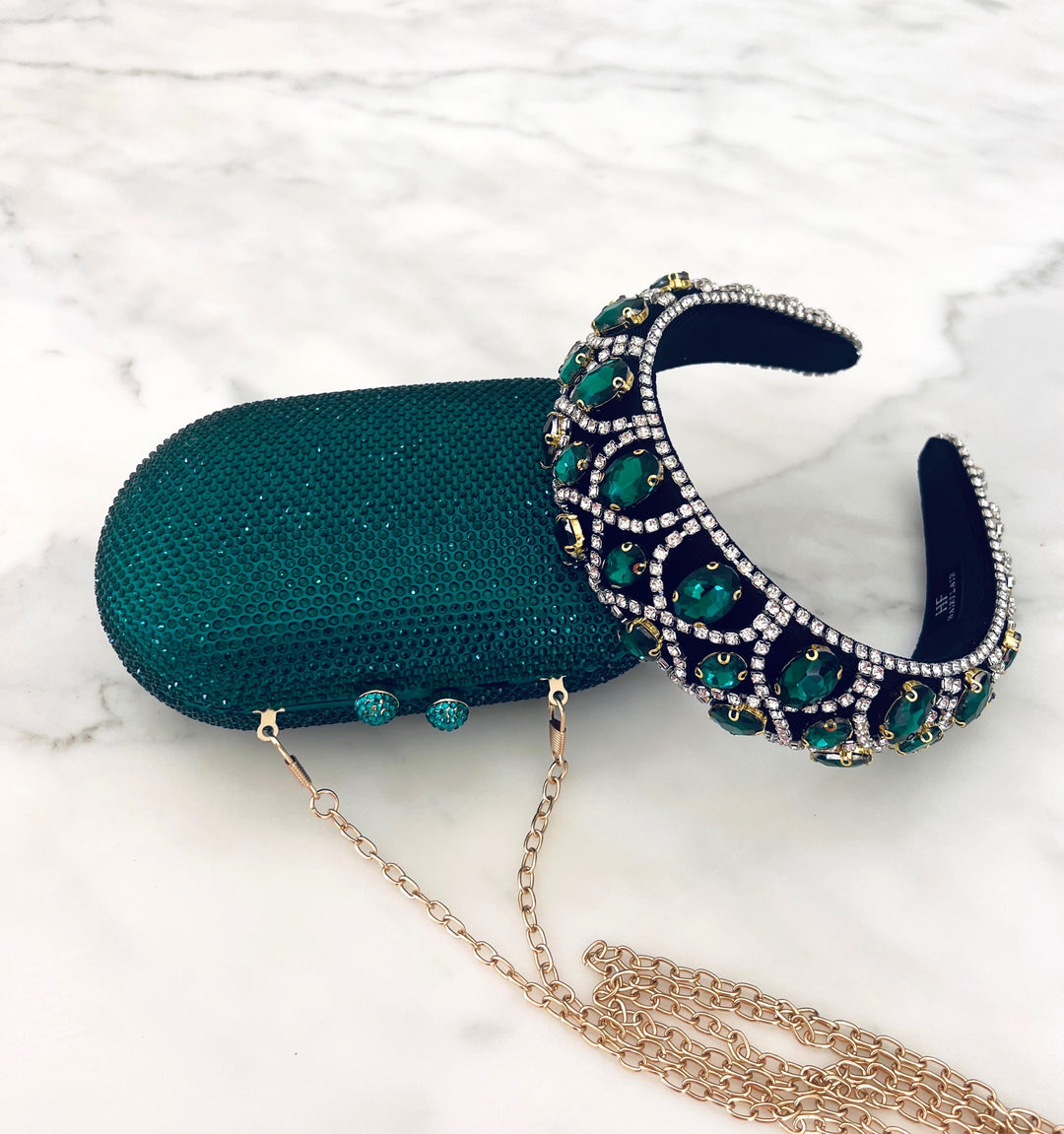 WS Ella Clutch Hand Bag - green