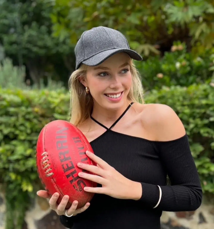 WS - Cap Unisex - Baseball Wool - Dark Grey