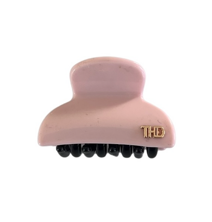 Acetate Small Hair Claw & crystals – Gelato Pink