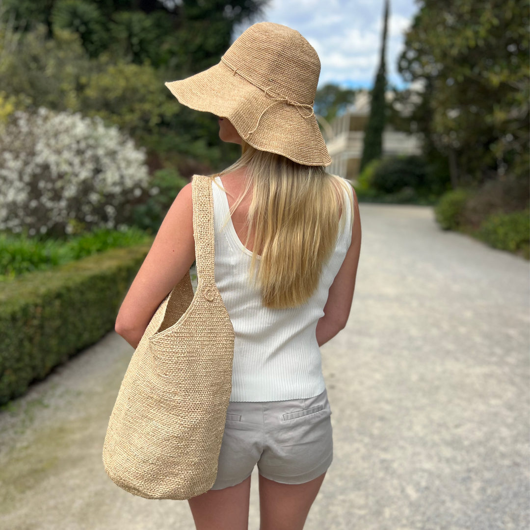 Aina Raffia Sunhat 12  –Natural