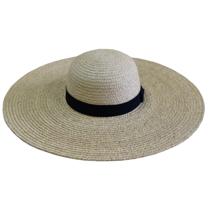 WS - 100% Raffia UltraWide Brim Kentucky Hat in Natural Tania Hird Designs