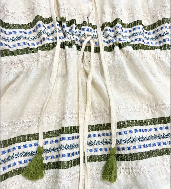 WS Hermoine - Linen Embroidered Dress