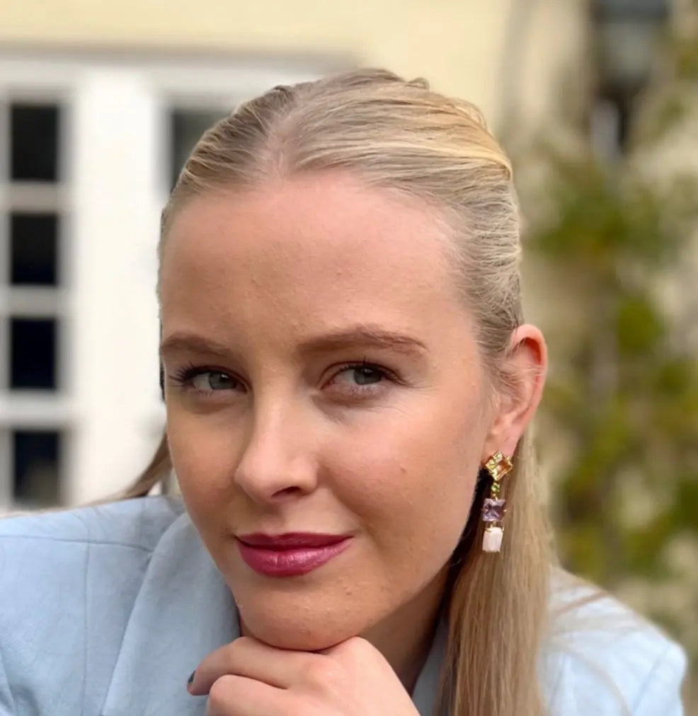 Jessica Crystal Earrings