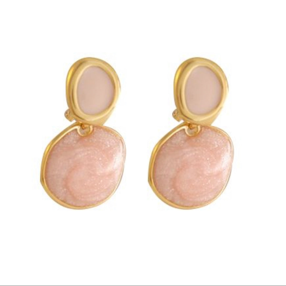 Elsie pink Drop Earrings