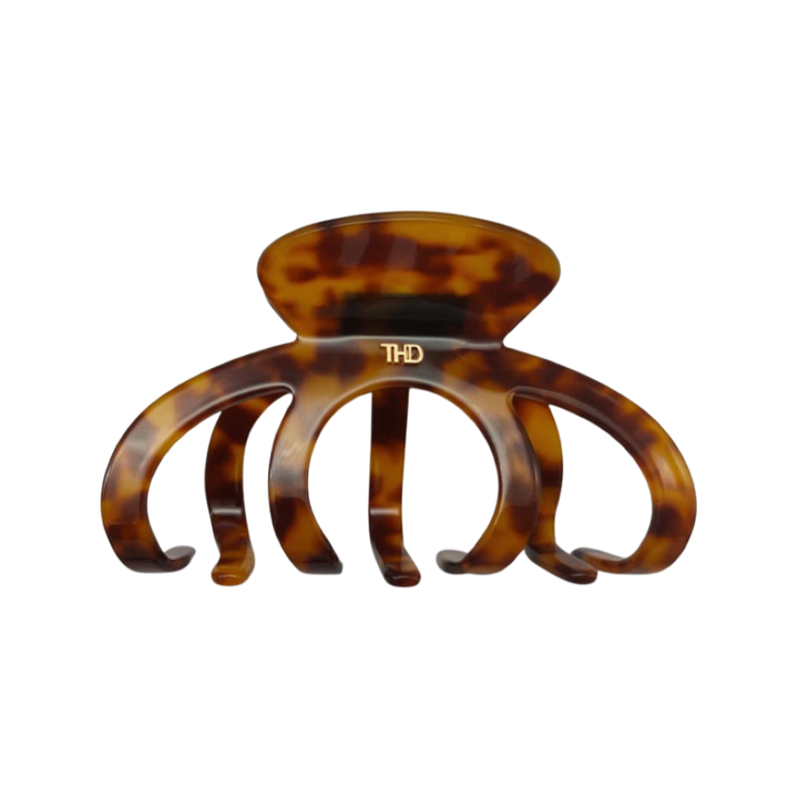 Acetate Oversized Octopus Claw in Classic Turtle
