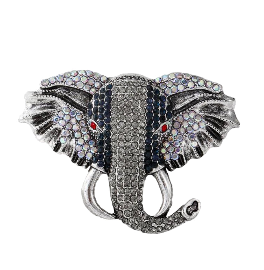 WS Maharani Elephant Brooch - Silver