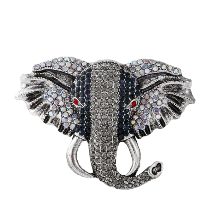 WS Maharani Elephant Brooch - Silver