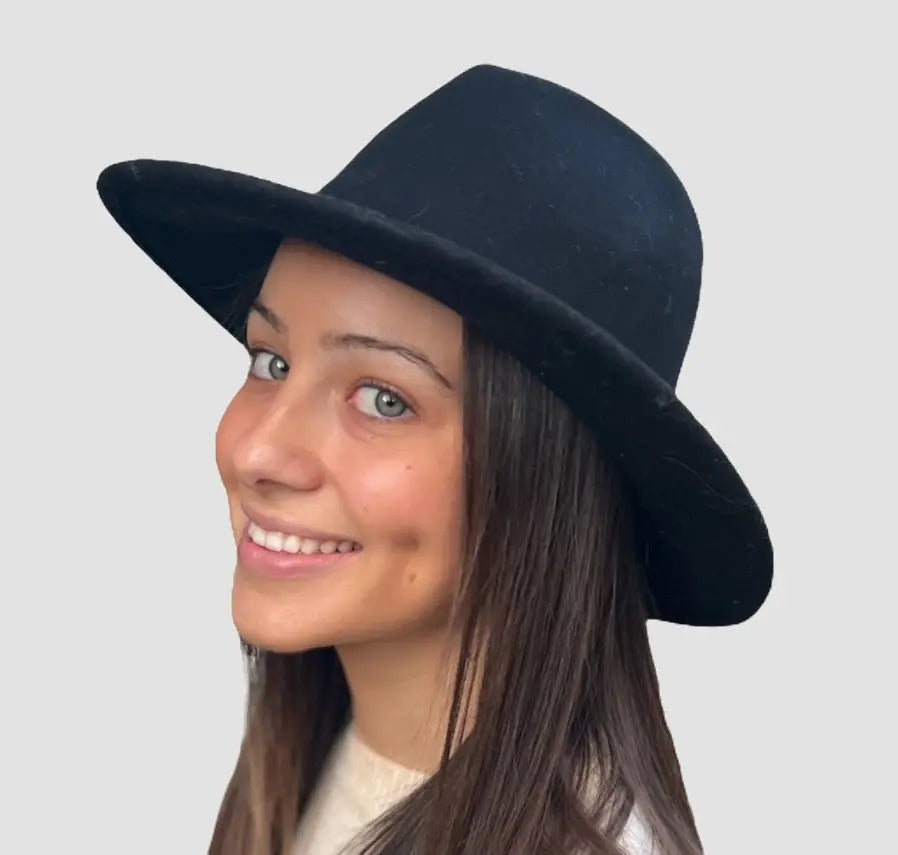 Wool Classic Fedora - Black