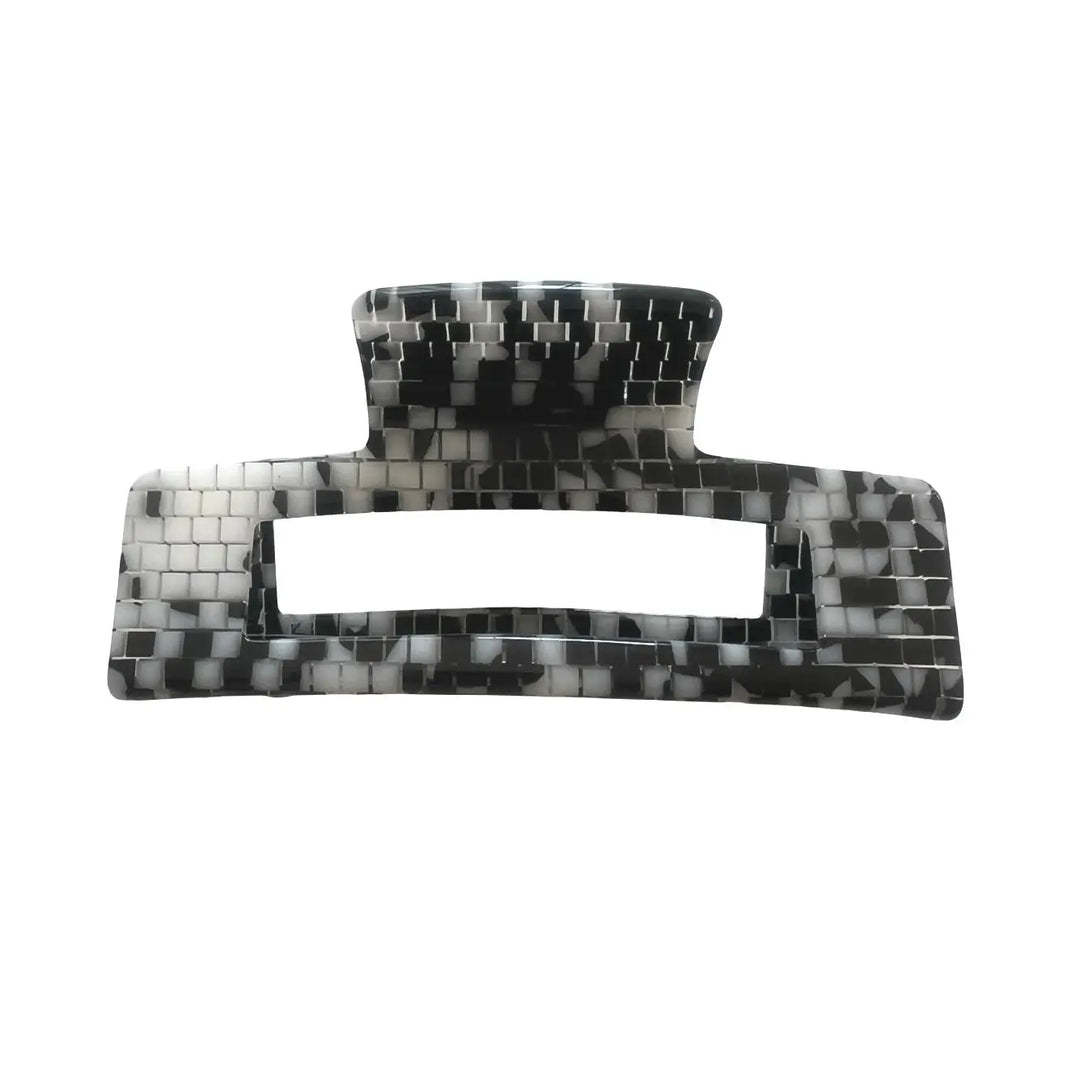 Limited Edition Rectangular Large Claw - Monochrome