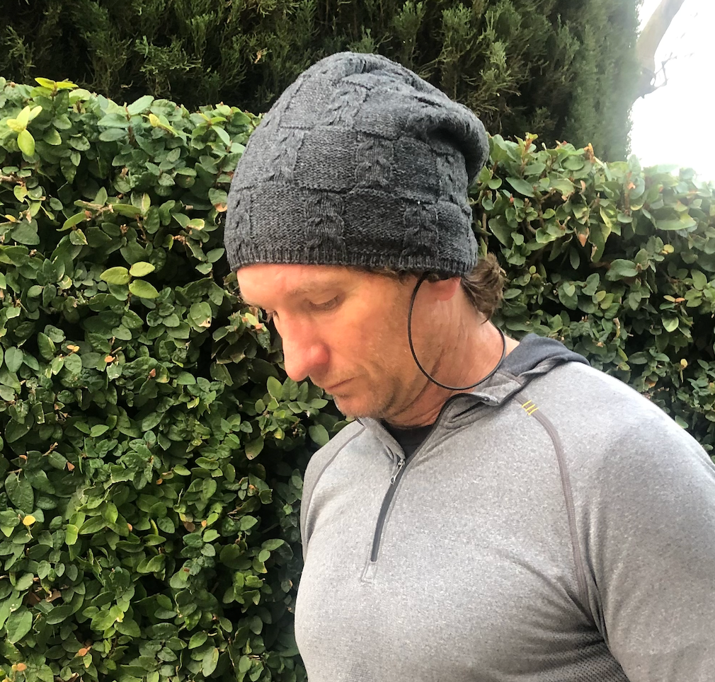 Beanies - Men Woolblend - Grey Tania Hird Designs