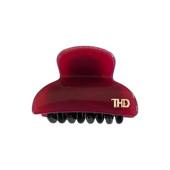 WS Acetate Small Hair Claw & crystals – Viva Magenta