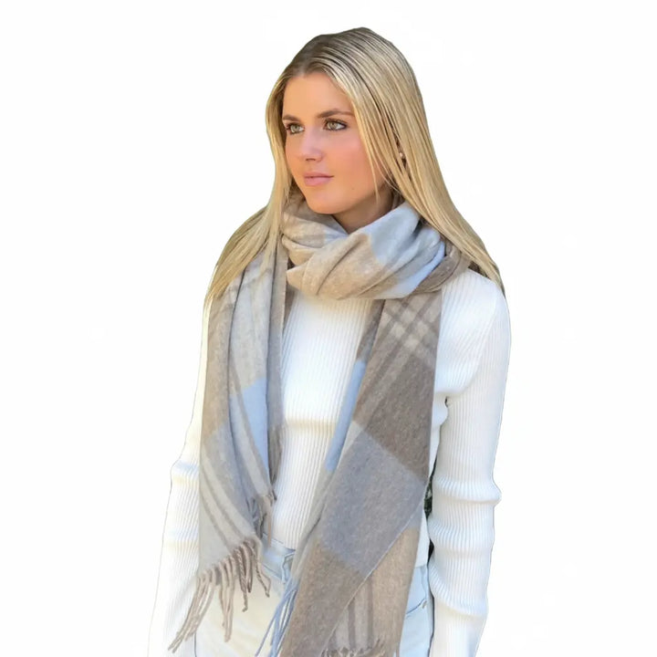 Wool Plaid Scarves Tania Hird Designs