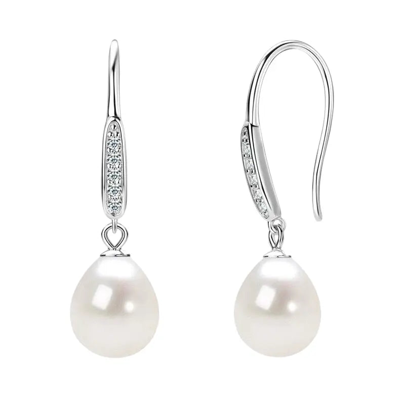 WS Moana Baroque Pearl & Pave Sterling Silver Earrings
