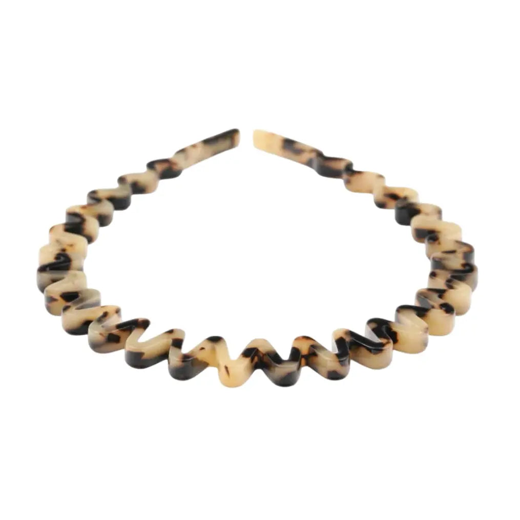 Acetate Wave Headband - Light Turtle