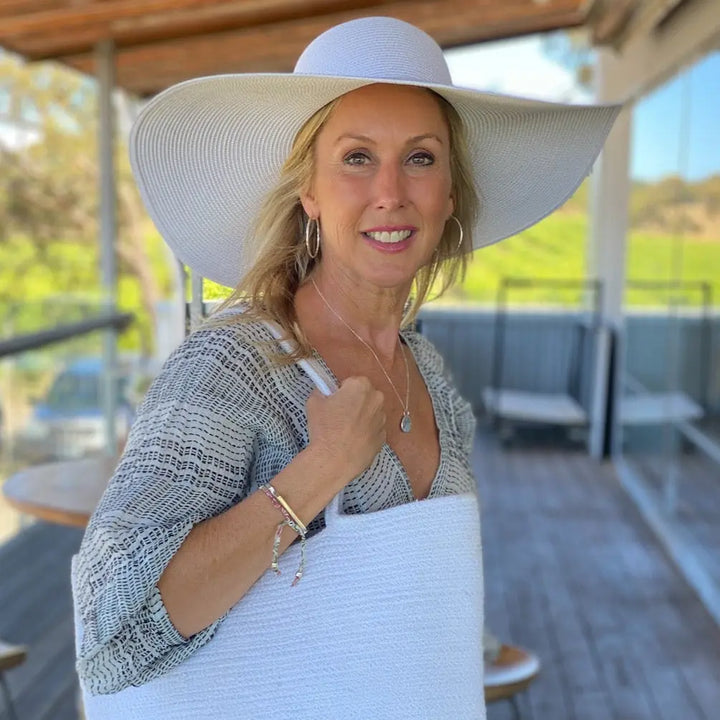WS Kentucky Ultrawide Brim Hat - White - Image 2