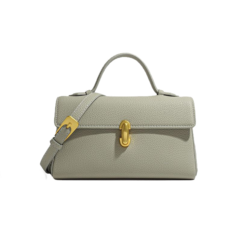 Katherine Vegan Leather Bag – Sage