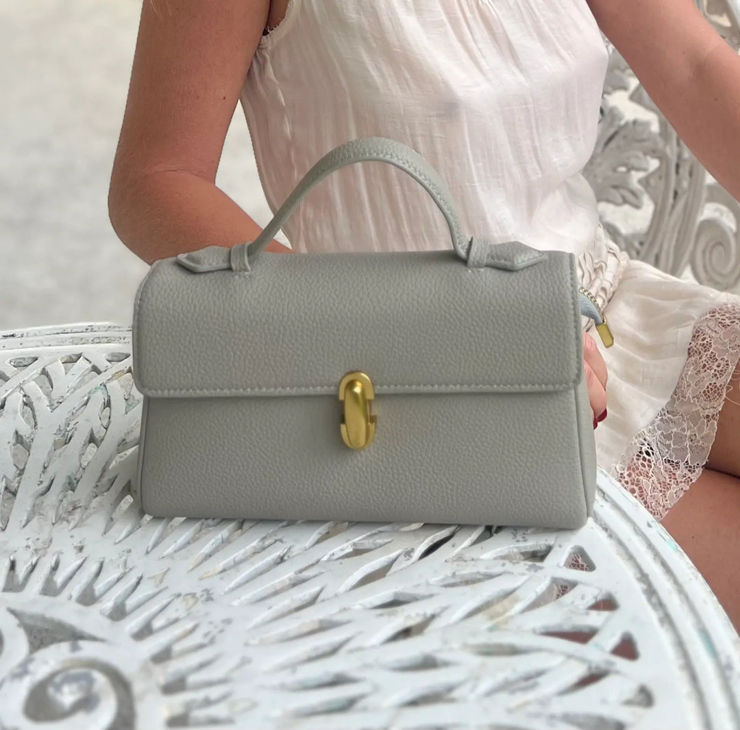 Katherine Vegan Leather Bag – Sage