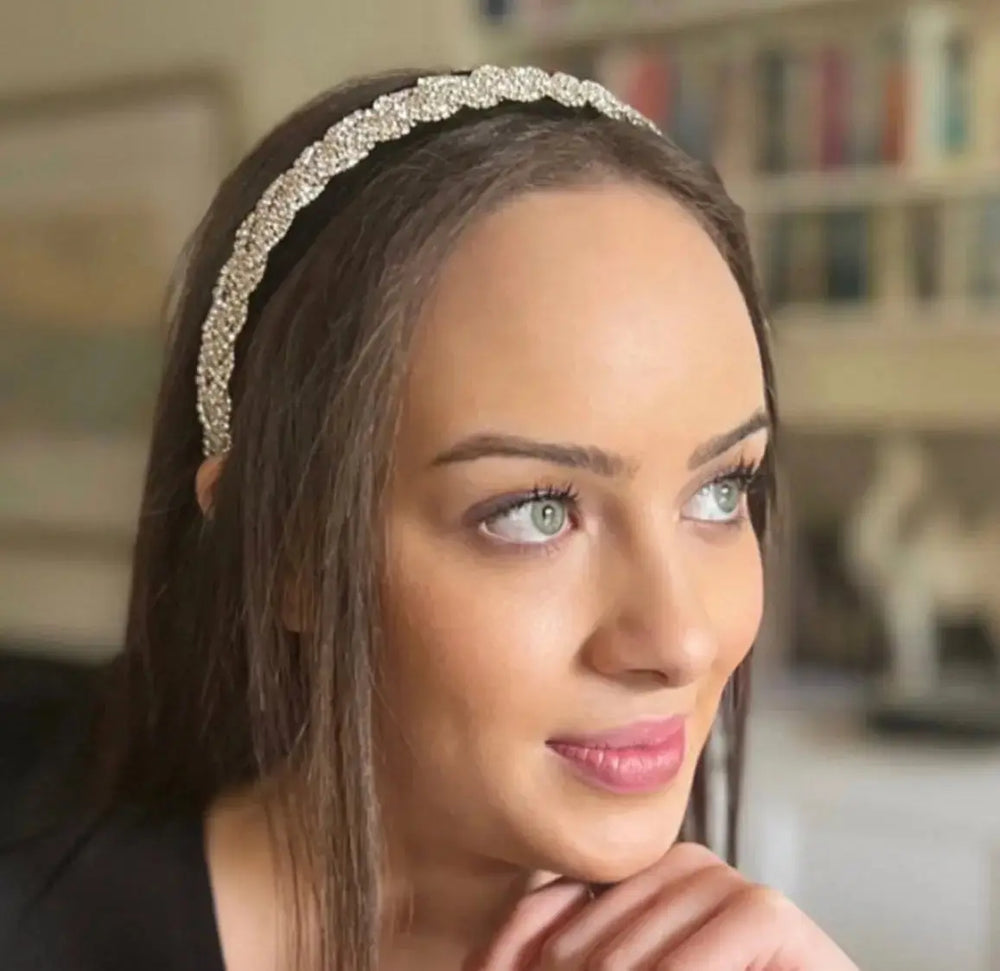 Headband Bling - Silver Waldorf