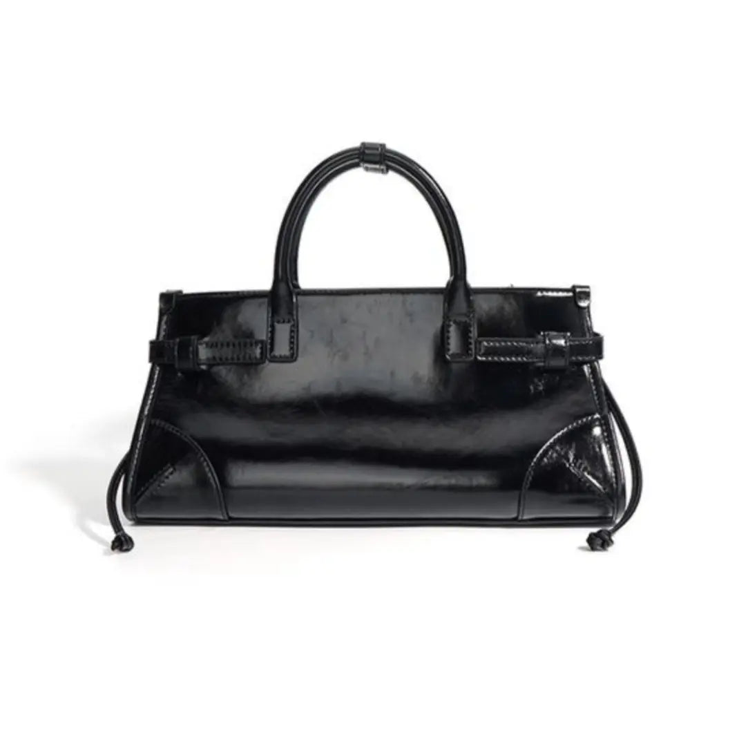 Oxford Cowhide Bag - Black