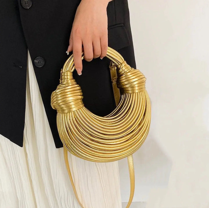 Amara Hand Bag - Gold