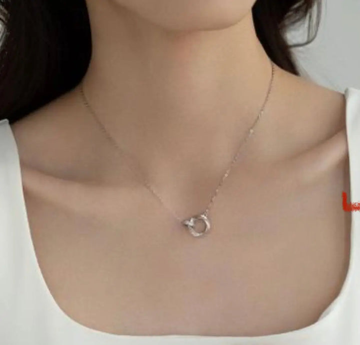 WS- Soleil Sterling silver and zirconia Necklace