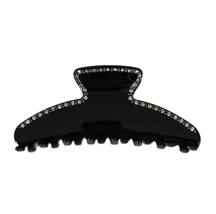 Premium Acetate supersized Hairclaw with Crystals