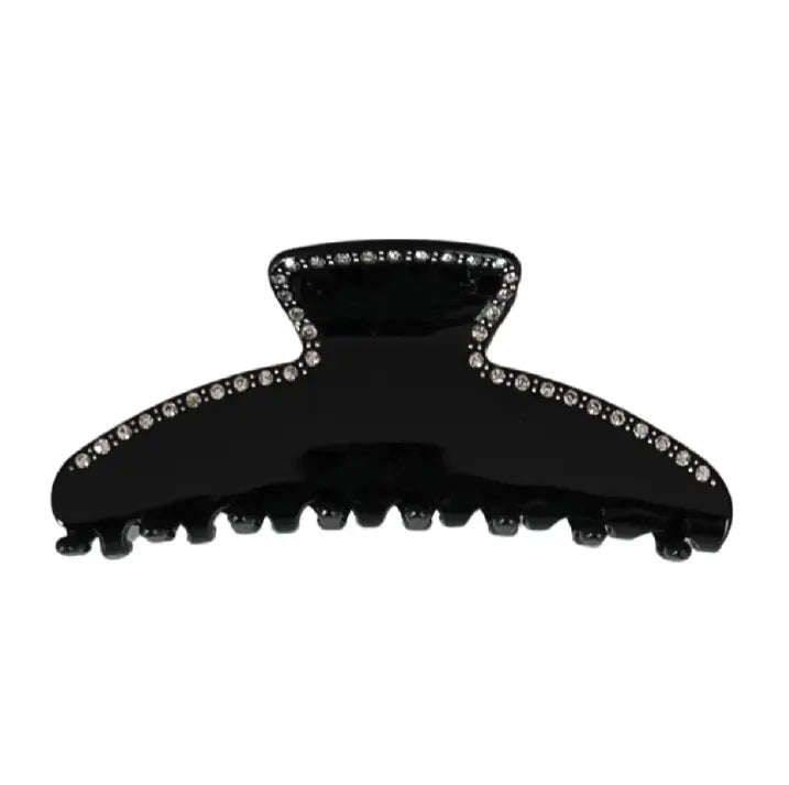 Premium Acetate supersized Hairclaw with Crystals