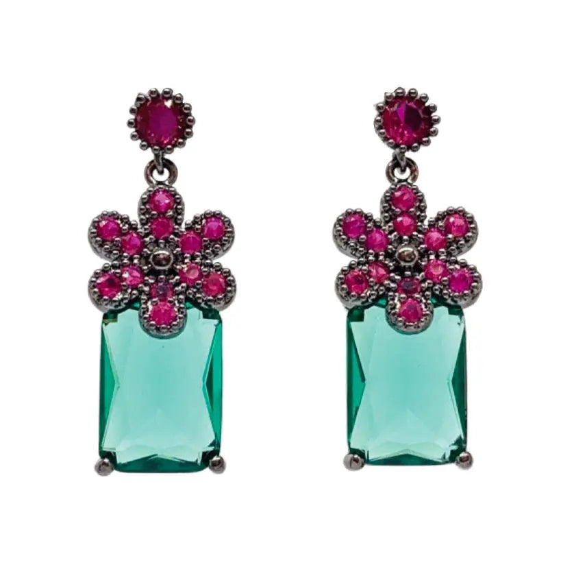 Valentina Green Earrings