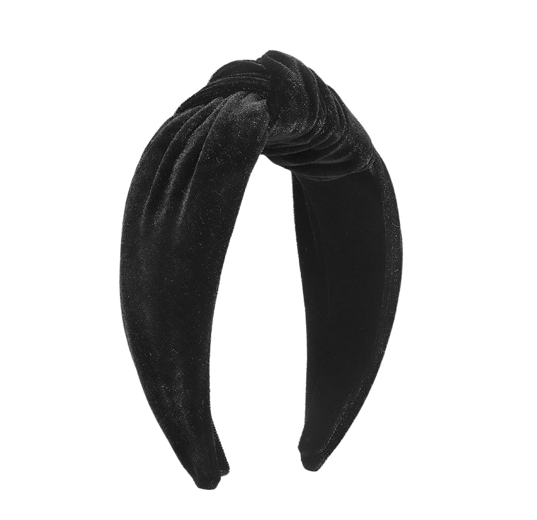 HB - Velvet knotted in Black