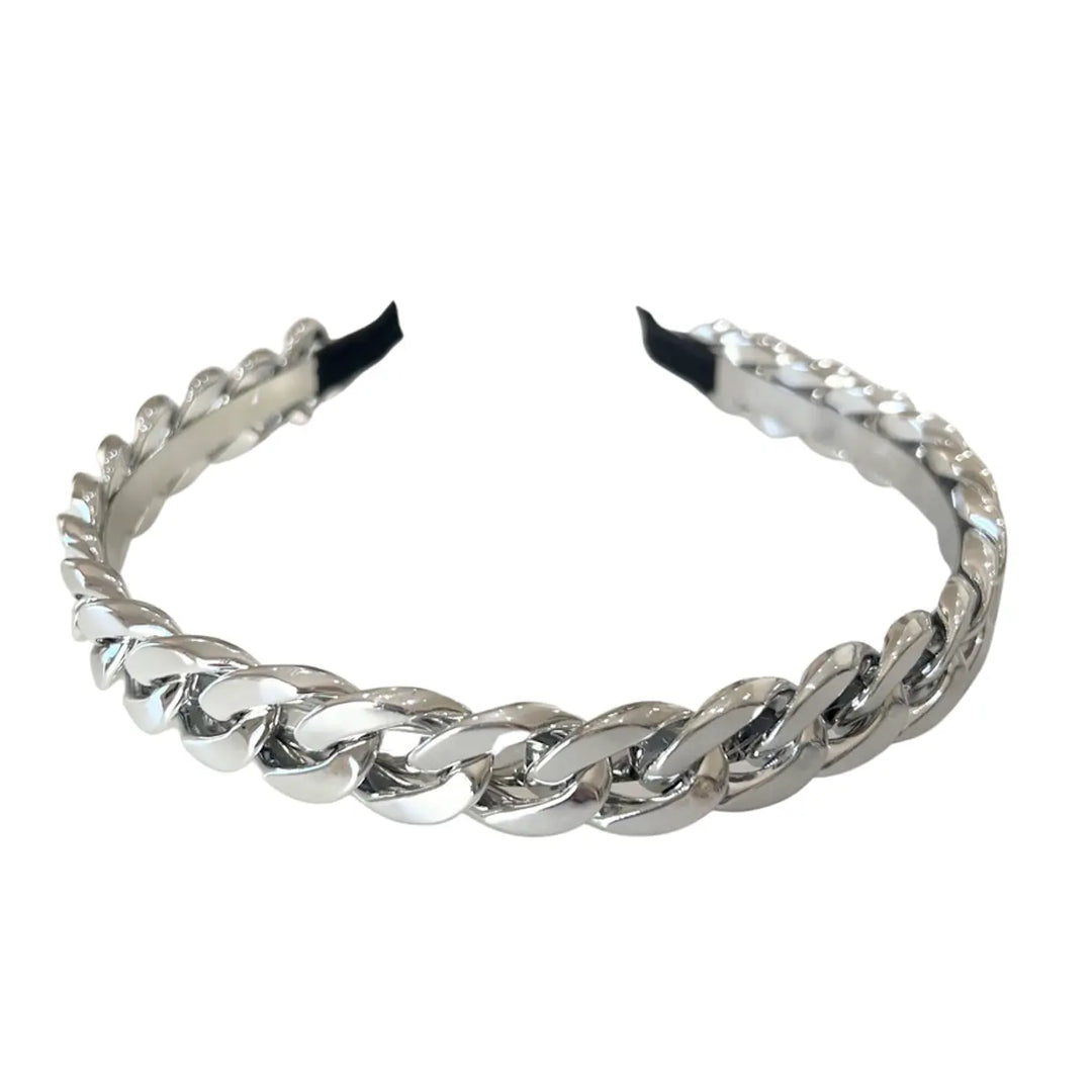 Headband - Silver Chain
