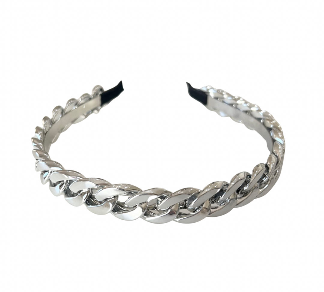Headband - Silver Chain