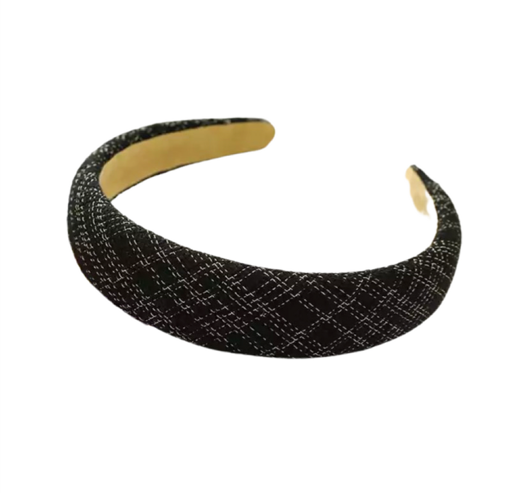 Plaid Alice - Black/white