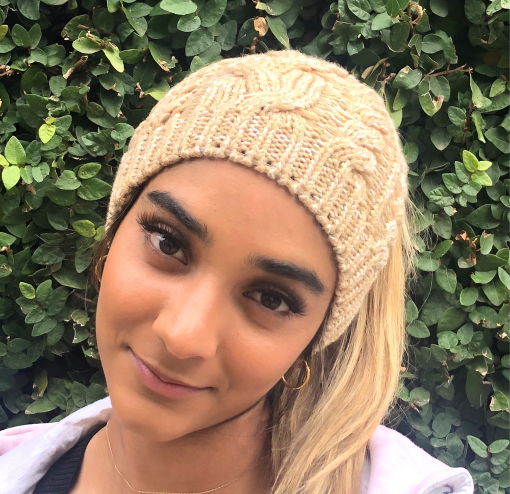 WS - Beanie Pony -Camel & White 746935192143 image 0