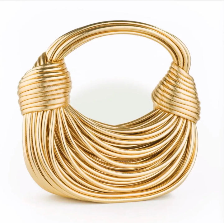 Amara Hand Bag - Gold