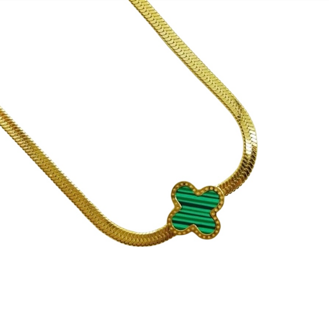 Cross Power Bracelet -Cross Power Bracelet Gold & Green