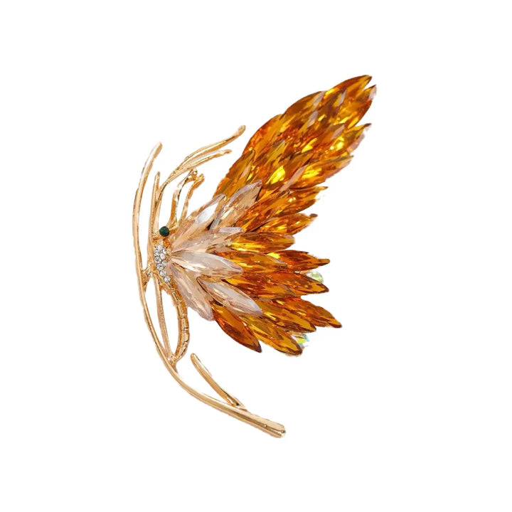 WS Fire Butterfly brooch