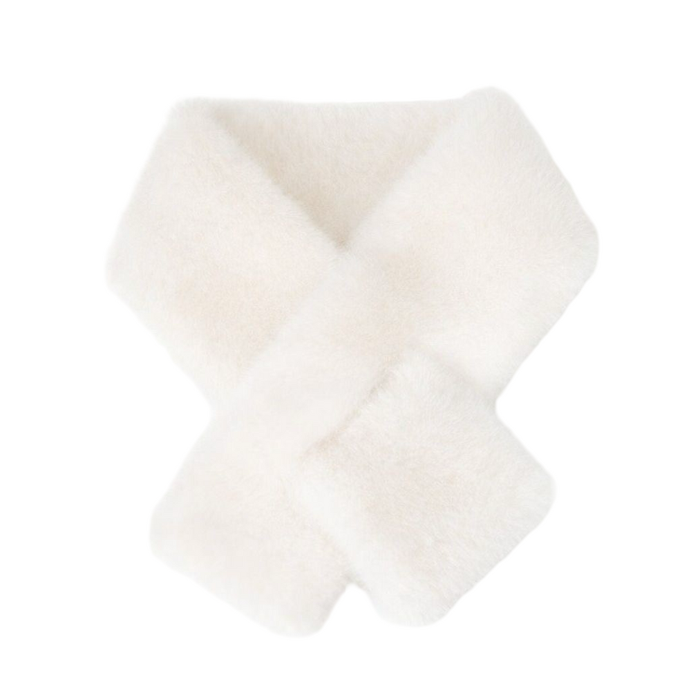 Faux Fur Peruvian Hat - White