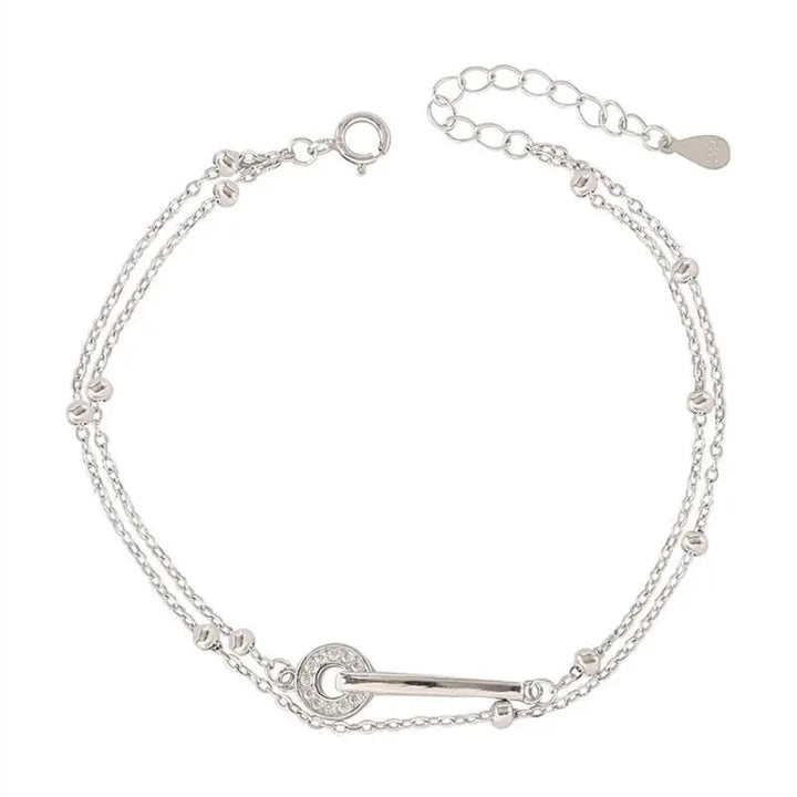 Soleil Sterling silver and zirconia Bracelet