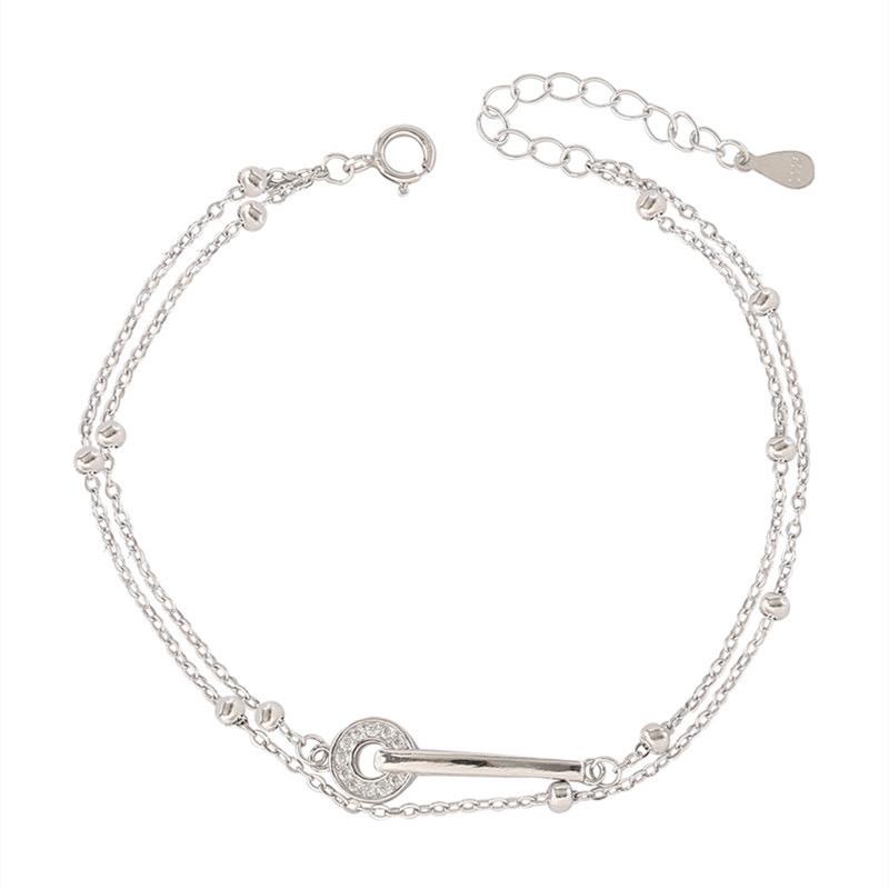 WS- Soleil Sterling silver and zirconia Bracelet