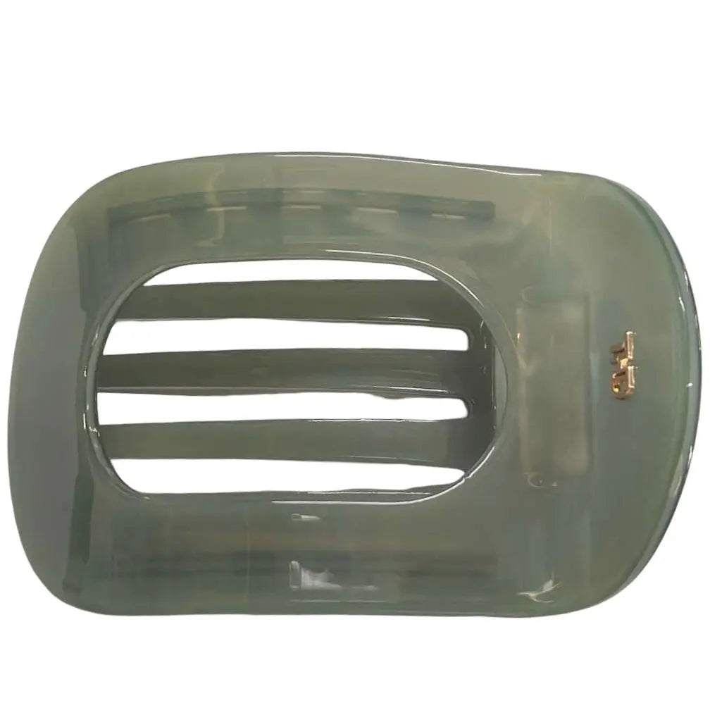 WS Acetate Flat Hair Claw in Sage Green