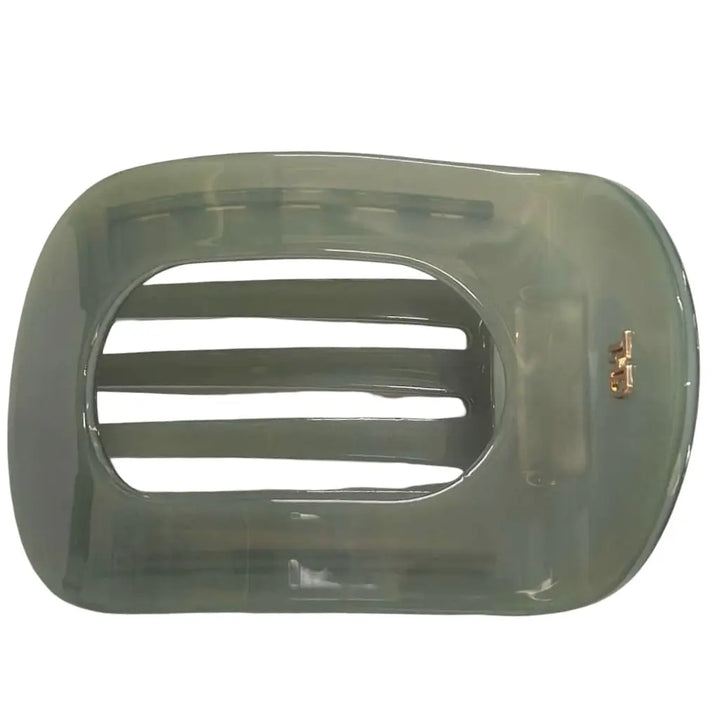 WS Acetate Flat Hair Claw in Sage Green