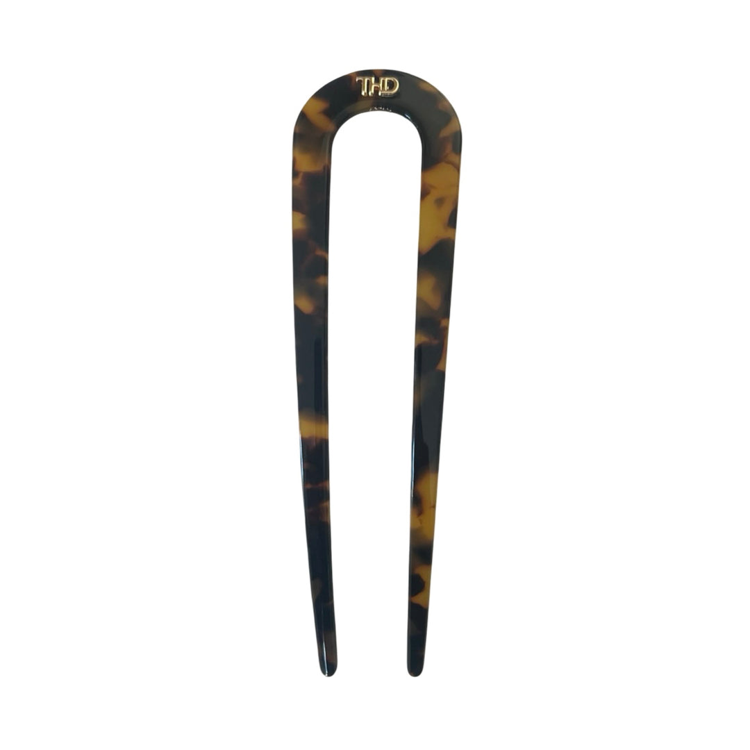 Premium Acetate Chignon/ U Pin - Gaia Tortoise