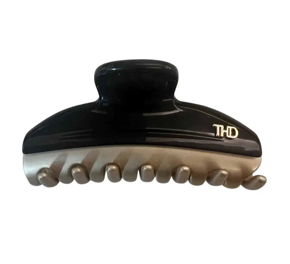 WS Hair Acetate Claw Clip Athenae Noir in Large 757953173823