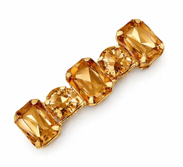 The Parisienne Barrette - coffee crystals