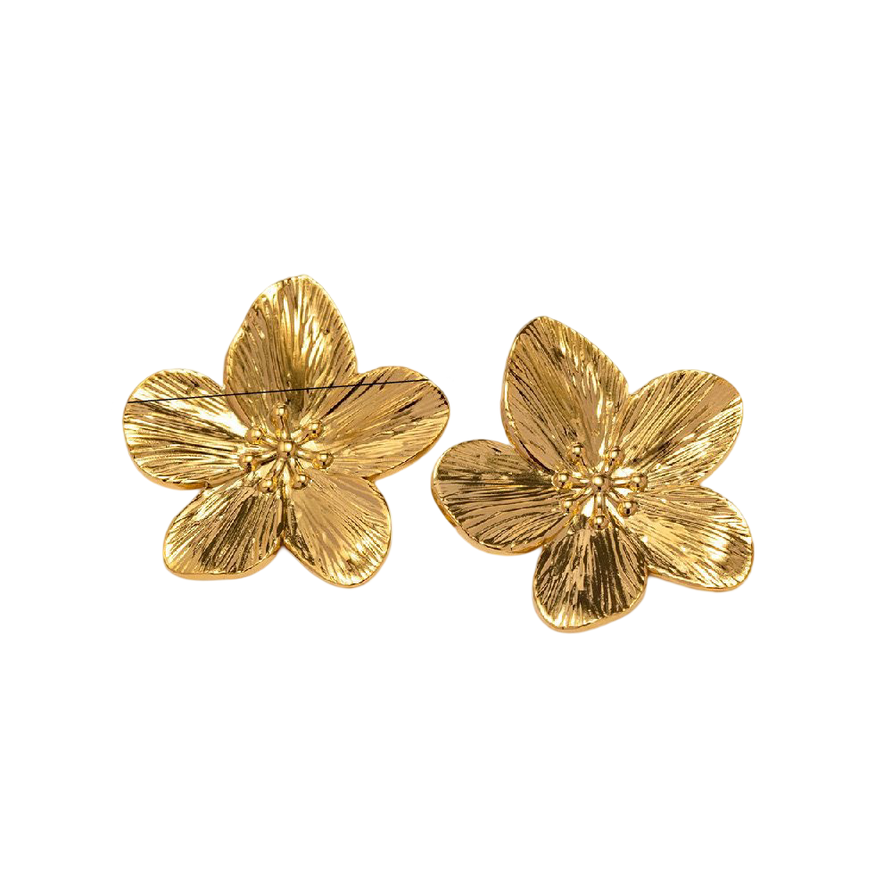 Hibiscus Gold Ring