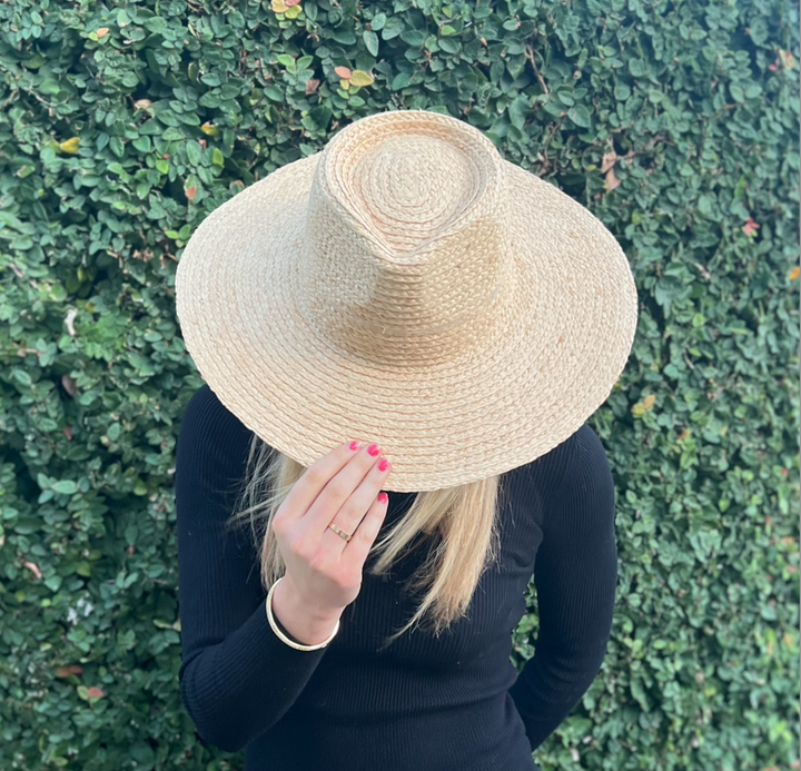 Xenia THD Raffia wide brim Fedora