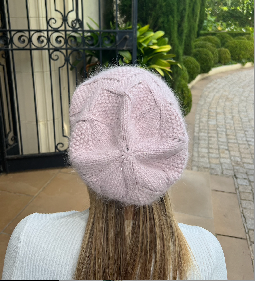 Slouch Beanie - Pink Sparkle