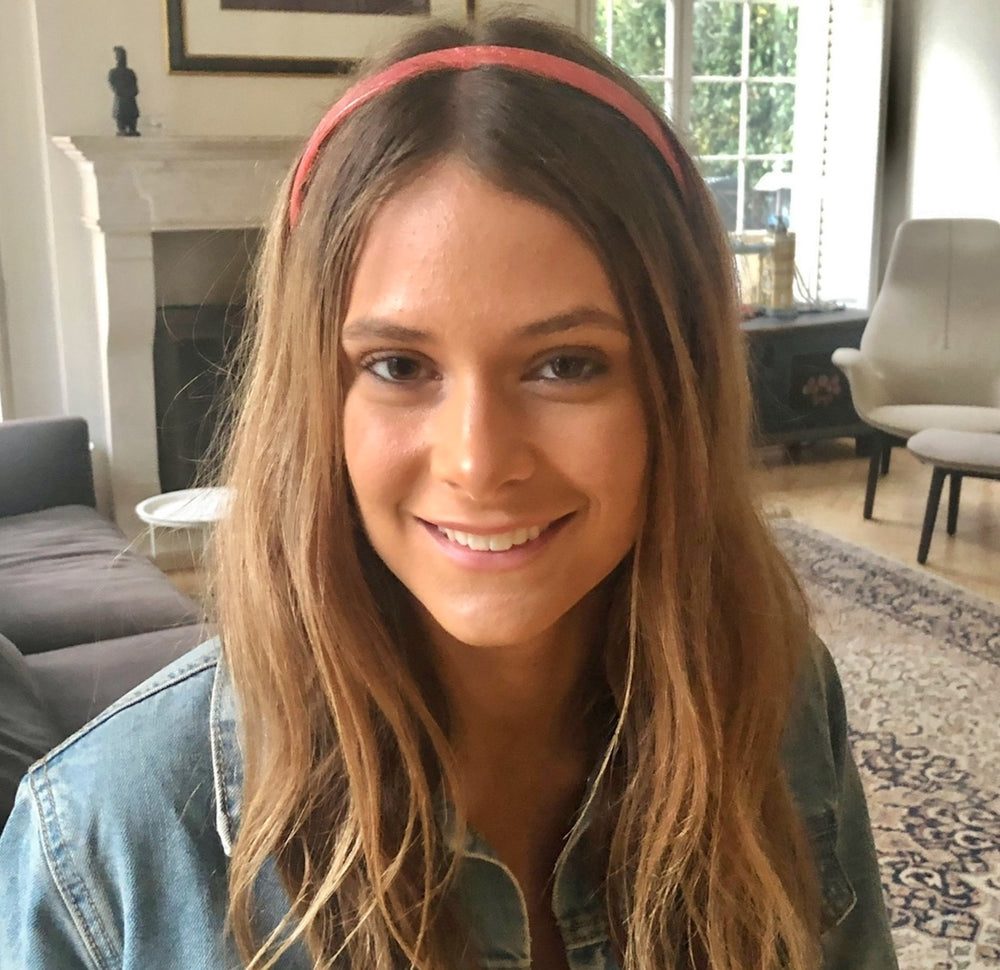 Acetate Headband -  Watermelon Pearl