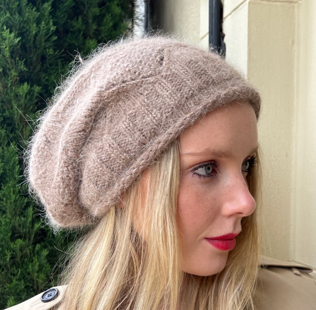 Slouch Beanie - Brown Sparkle